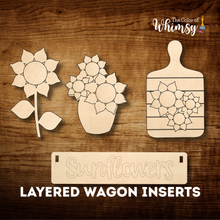 Load image into Gallery viewer, Sunflower Wagon Inserts Addition/Attachments
