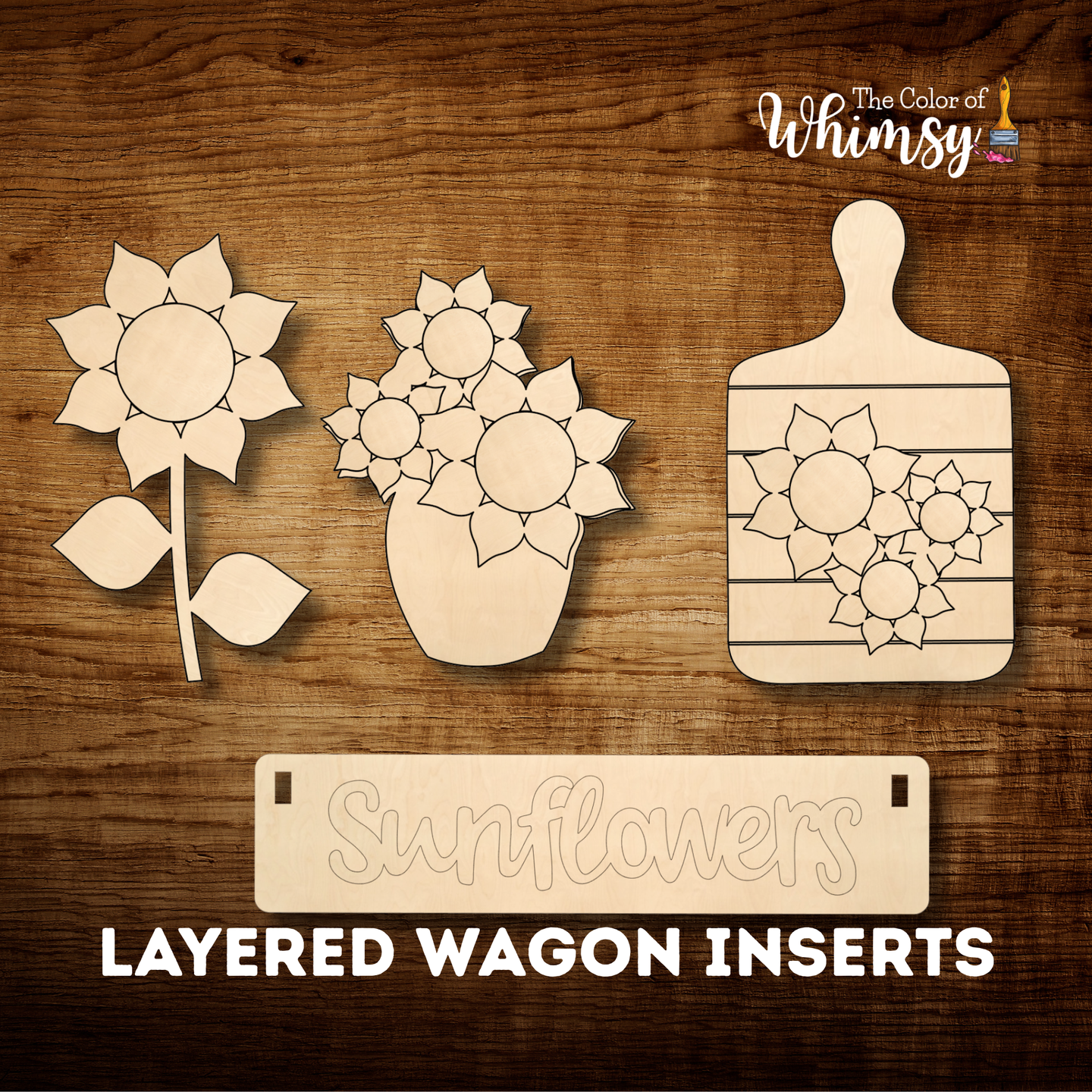 Sunflower Wagon Inserts Addition/Attachments