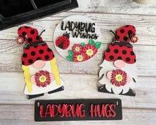Load image into Gallery viewer, Wagon Table Sitter Ladybug Gnome Addition
