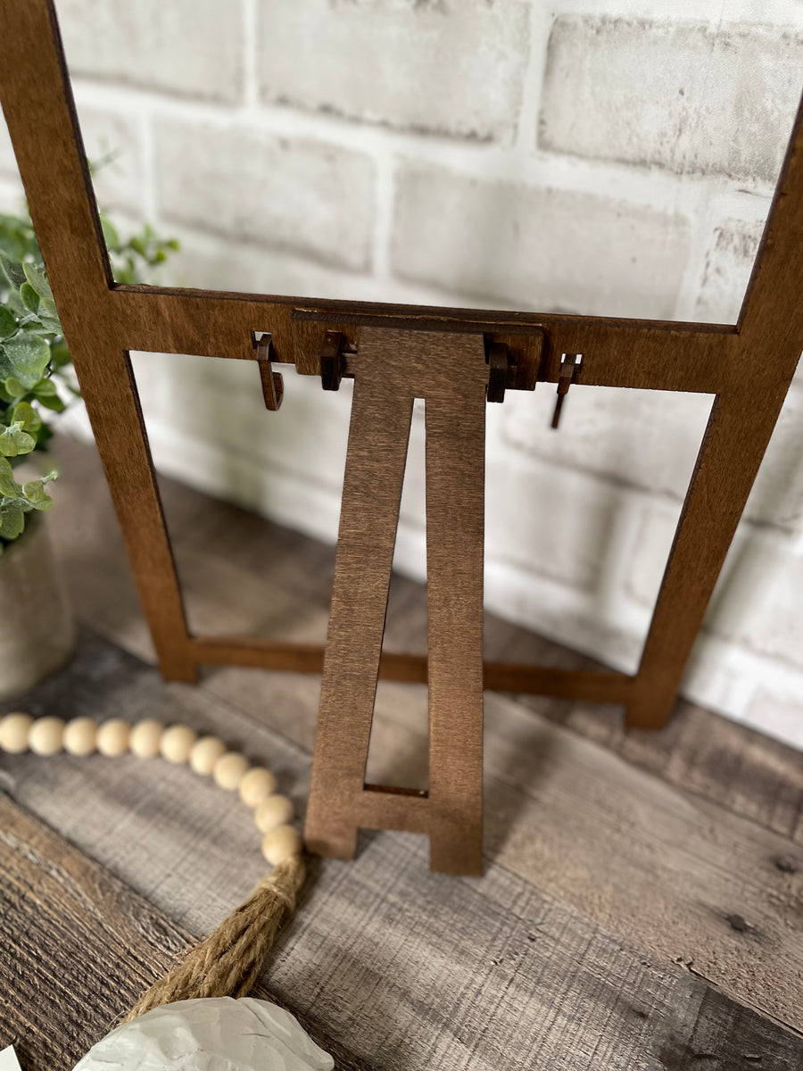 Ladder Frame Unfinished Wood Shape – The Color of Whimsy