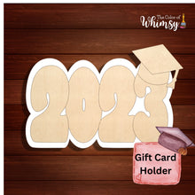 Load image into Gallery viewer, 2023 Graduation Cap Gift Card Holder
