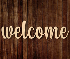 "Welcome" Font 3