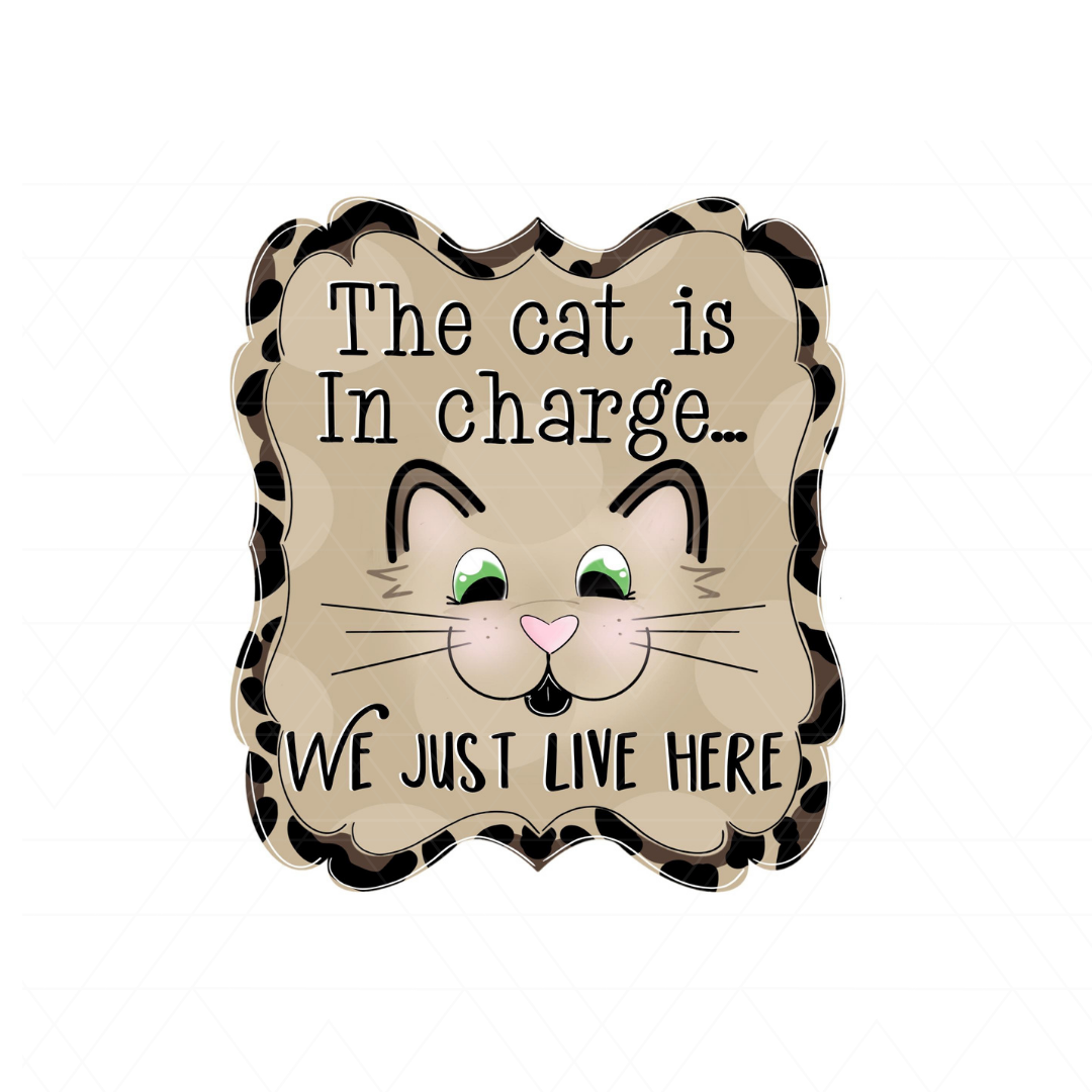 Cat Lovers Sign Unfinished Wood Shape For Door Hanger or Sign and ...