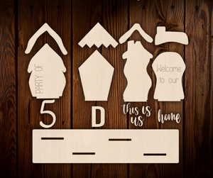 Personalized Whimsical Homes Kit