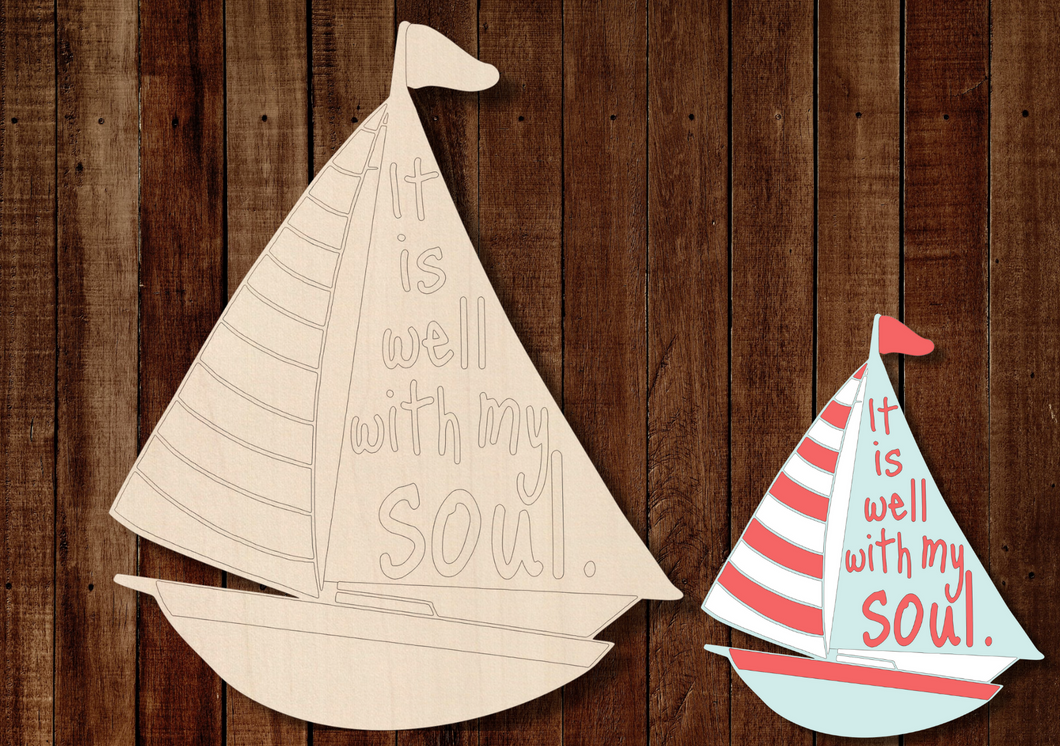 It Is Well With My Soul Sailboat
