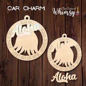 Aloha Hula Charm or Ornament