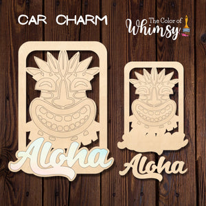 Aloha Tiki Charm or Ornament