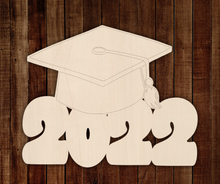 Load image into Gallery viewer, 2022 with Graduation Cap
