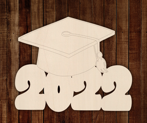 2022 with Graduation Cap