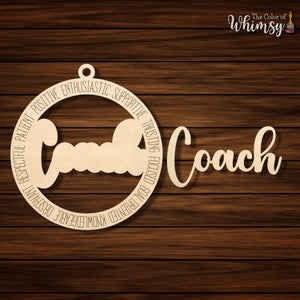 Layered Coach Ornament