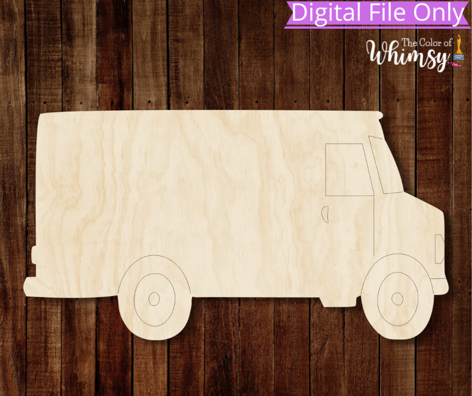 Delivery Truck SVG Cut File
