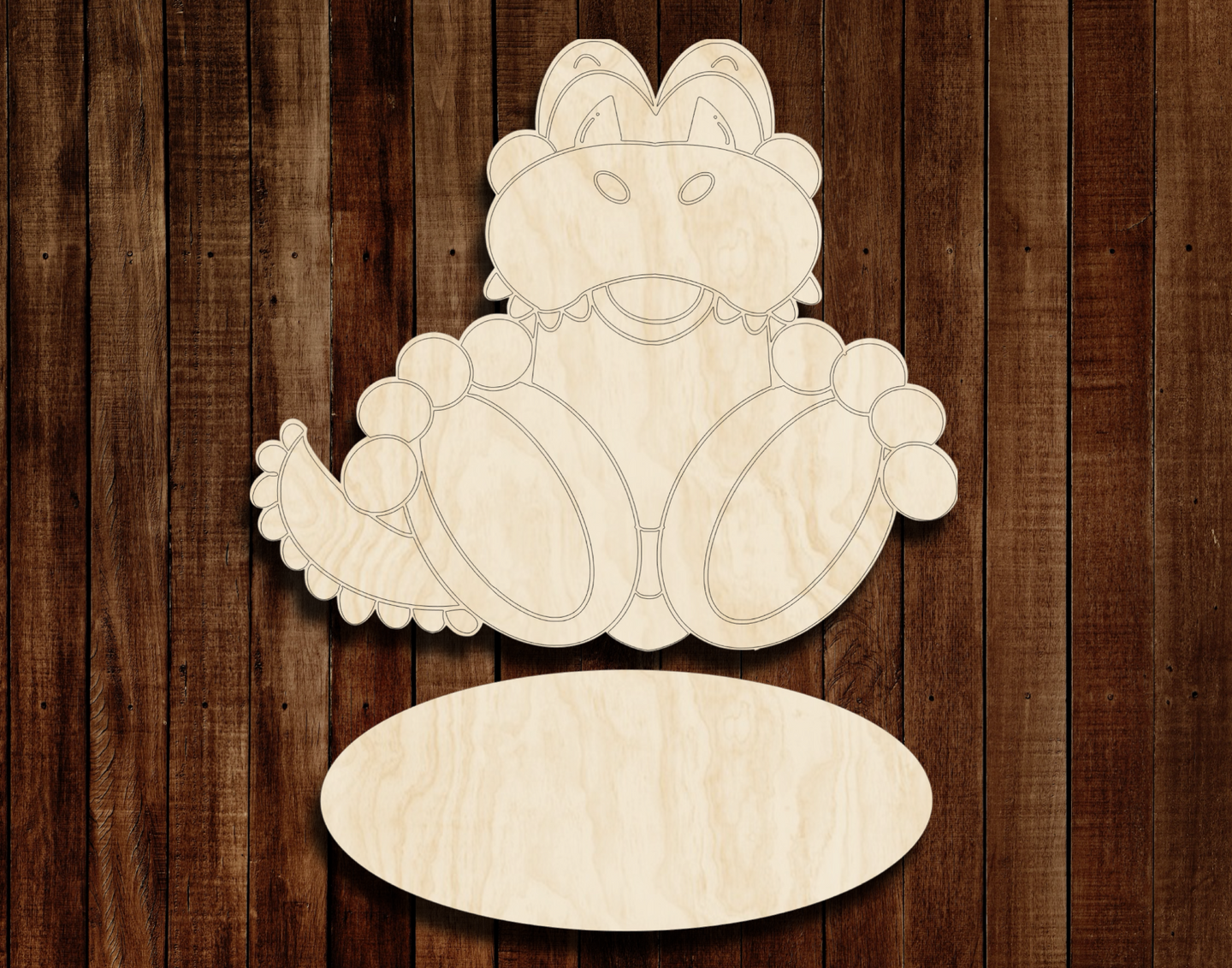 Dinosaur Baby Announcements Set