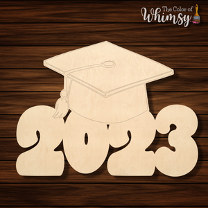 2023 with Graduation Cap