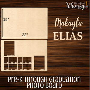School Pictures Pre-School - Graduation  - Personalized