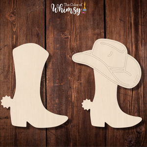 Cowboy/Cowgirl Boot and with Hat