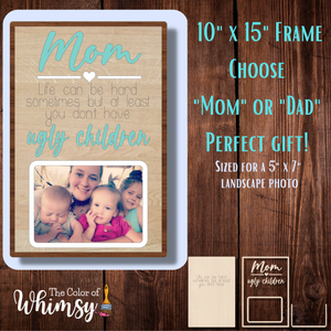 Ugly Children Layered Photo Frame