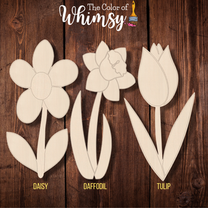 SALE** Flowers: Daisy, Daffodil Tulip