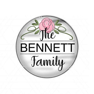 Family Circle Rose Template