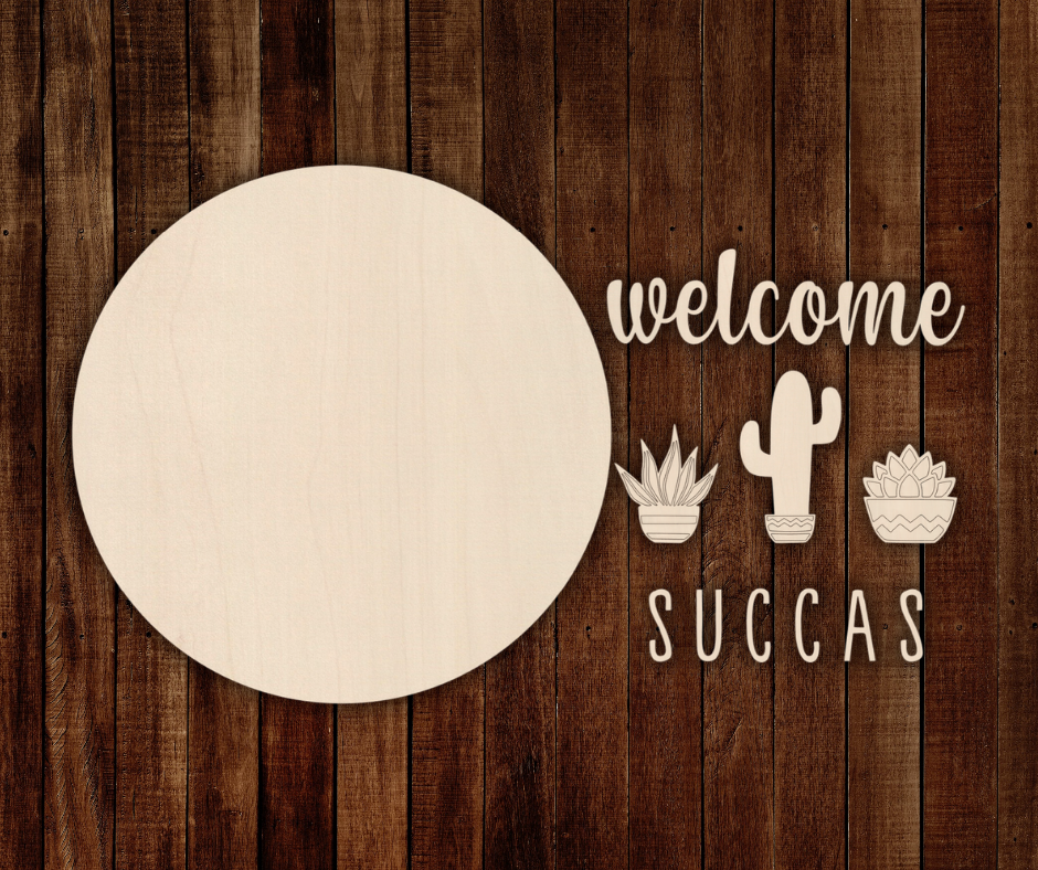 Welcome Succas Layered Round