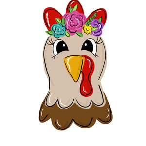 Chicken with Flowers