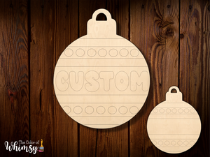 Christmas Ornament - Personalized Etched