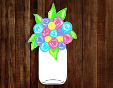 Load image into Gallery viewer, Mason Jar with Flowers
