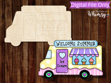 Load image into Gallery viewer, Ice Cream Truck SVG Cut File
