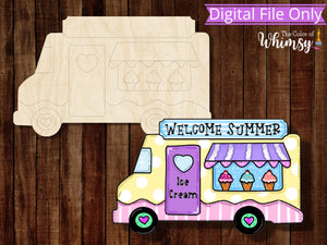 Ice Cream Truck SVG Cut File