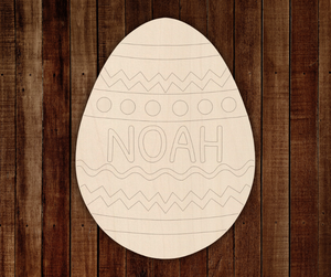 Easter Egg - Personalized Etched