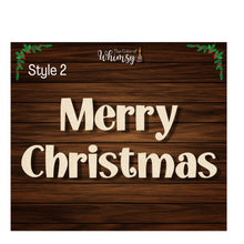 Load image into Gallery viewer, Merry Christmas Words
