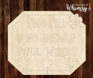 Ring Bell Pull Weeds