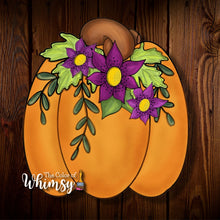 Load image into Gallery viewer, Pumpkin with Flowers
