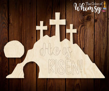 Load image into Gallery viewer, He Is Risen-Layered or Etched
