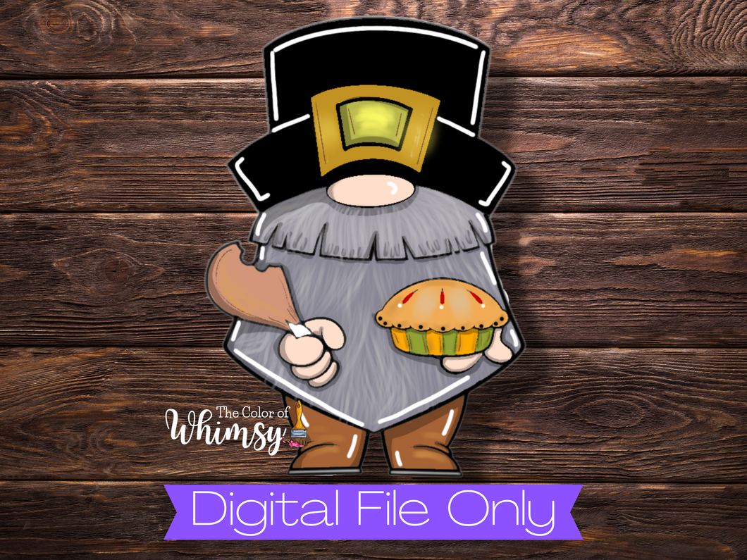 Thanksgiving Gnome SVG Cut File