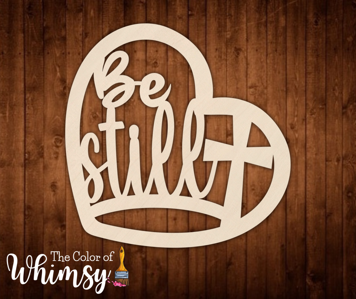 Be Still Heart Charm