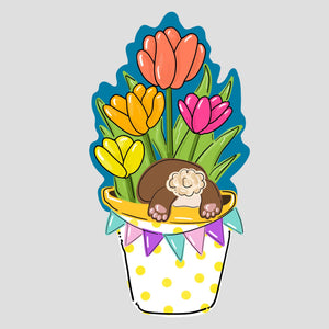 Bunny in Flowerpot