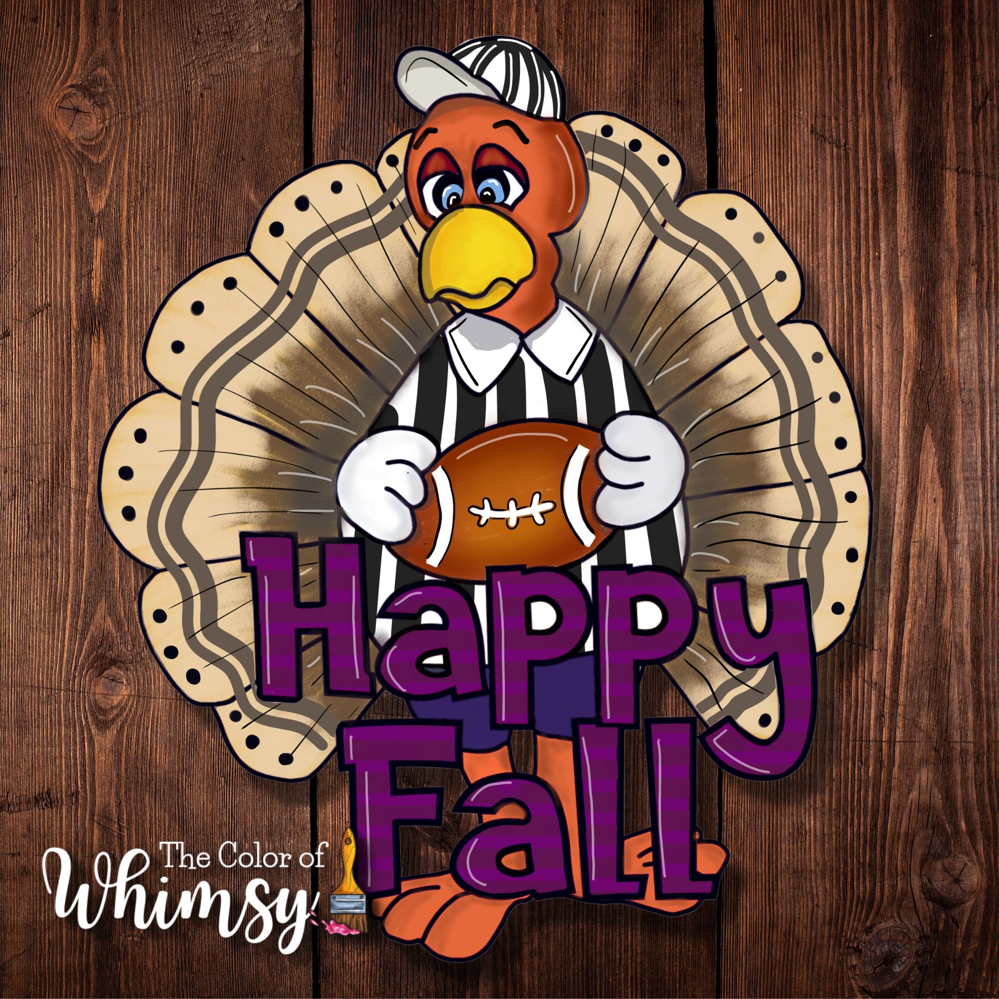 Coloer Football Thanksgiving Turkey