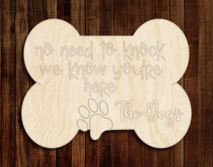 Pet Dog Bone Sign