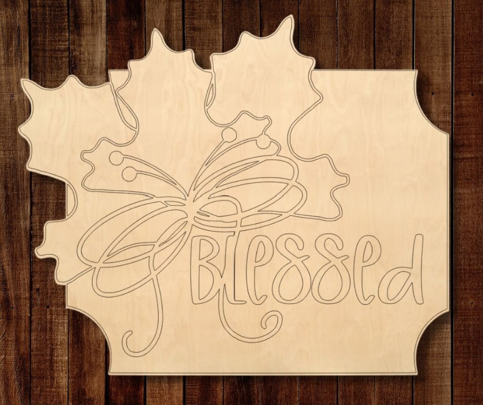 Blessed Holly Sign