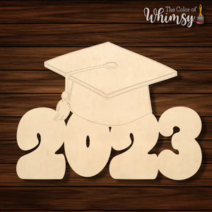 Bulk 6" 2023 with Graduation Cap
