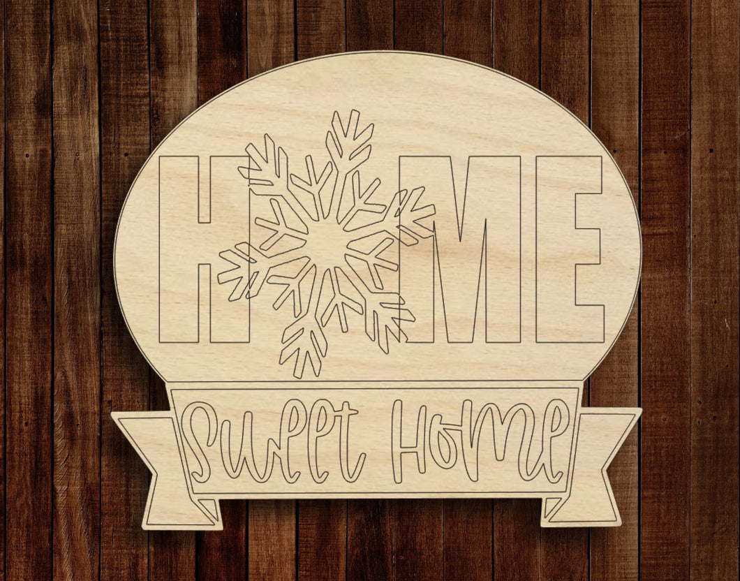 Home Sweet Home Snowflake