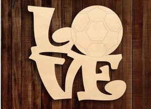 Love Soccer Ball Tag