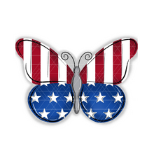 Load image into Gallery viewer, Patriotic Butterfly
