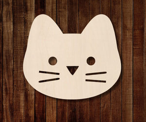 Simple Cat Face Tag