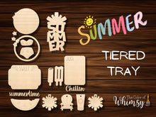 Load image into Gallery viewer, Summer Tiered Tray Set
